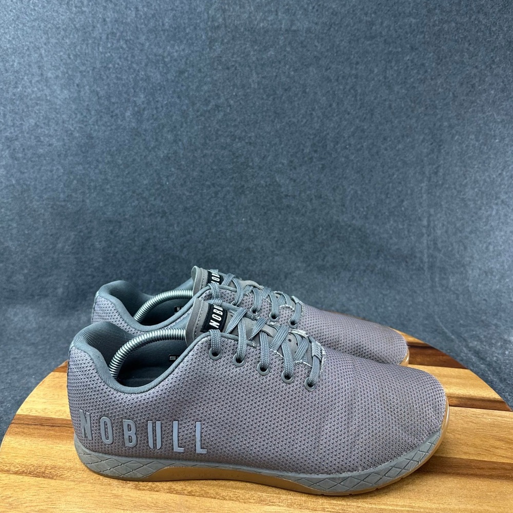 NOBULL Trainer Grey SuperFabric Gum Sole Mens 12 Training Shoes CrossFit Gym